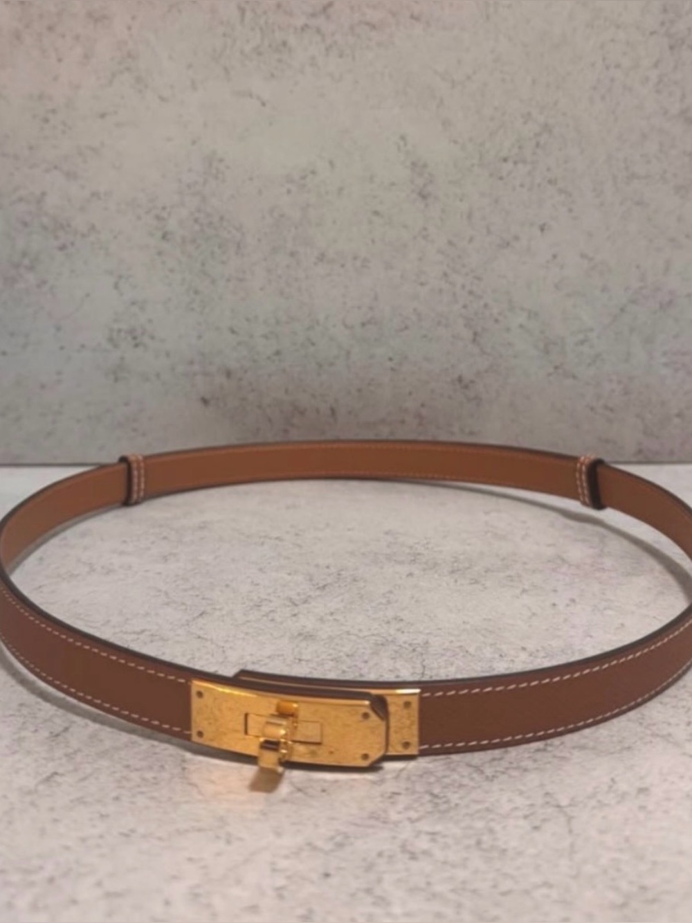 Hermes Kelly belt great condition